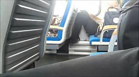 Catching dreamwife with my mobile cam while flashing