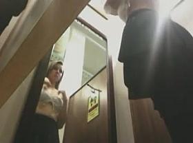 Girl in dressing room