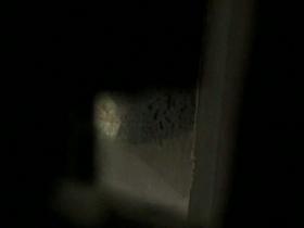 Voyeur window video of a couple dancing and a naked ass