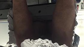 mature upskirt in metro 2