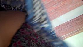 Student upskirt with face