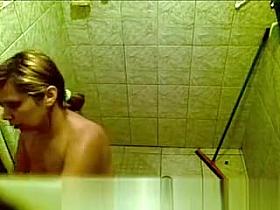 Spanish MILF in shower