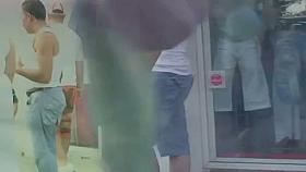 A brunette goddess self aware of her amazing traits jiggles her tits for the voyeur camera