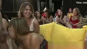 Cfnm ladies love strippers cock