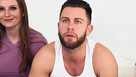 Football fan teens fucked by a friend in a threesome