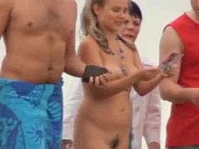 Nudist Beach: Some Come Some Go.