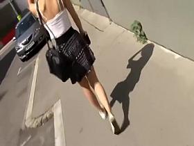 Moaning girl fucked in a changing room