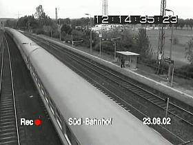 Super sex voyeur security video from a train station