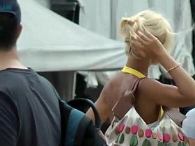 Irresistible milf caught on the street