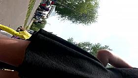 first upskirt black dressed hotti2