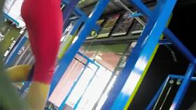 Nudist swingers spied on the beach