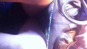 Upskirt on Stockholm metro