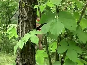 She undressed so she doesn't get dirty