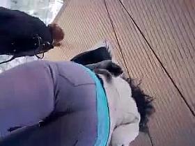 Candid ass, tight jeans 10.