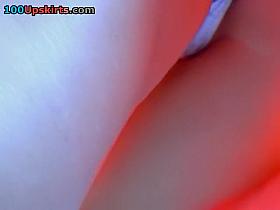 Psychodelic upskirt of pink