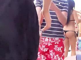 Sexy babe was in a dancing mood