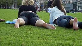 Best friends and their heavenly bums