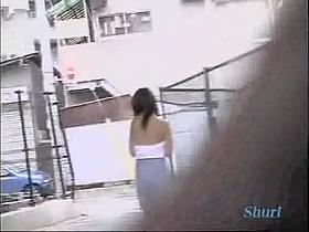 Nice Jap sluts experience some hot top sharking in public