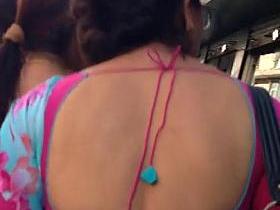 sexy nepali aunty in wide open blouse