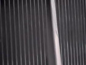 Determined petite hottie getting easily tricked by someone on the bus stop