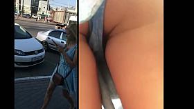 loose panties upskirt