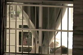 My hot neighbor Diane was spied through window naked