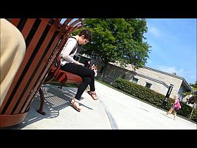 great crossed legs candid