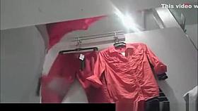 Brunette with bushy pussy