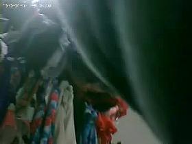 upskirt hot blonde employee in a store