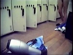 Spy cam in public dress room shoots nude amateur females