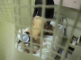 Cute nurse has some hardcore Japanese banging with a patient