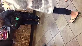 White cheeks in daisy dukes