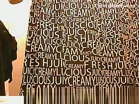 Hairy teen showering and drying