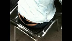 Thong whale tail - Teen showing string