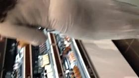 Beautiful big black ass gray dress