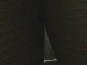 Upskirt view of a gorgeous blonde in fishnets