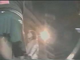 Chubby teen blonde upskirt video