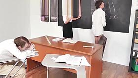 TeamSkeet - Teacher Fucks Students in Detention