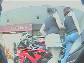 Summer perfect street ass upskirt video shot