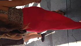 Sexy Mexican in see thru dress