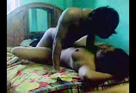 Desi couple fuck on bed