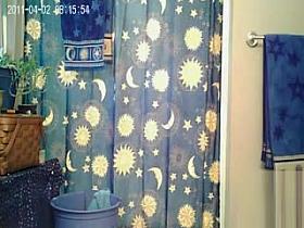 Skinny girl with sexy little tits takes a shower