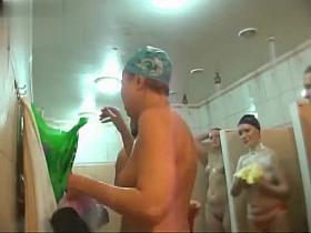 Hidden cameras in public pool showers 1072