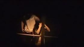 Hot couple caught on security cam sex in a public place