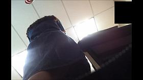 Teacher UpSkirt! Hot Ass and Legs!