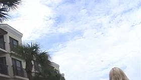 Flashing And Public Pussy Upskirts With Smoking Hot Blonde