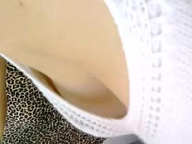 Downblouse russian in white in the bus