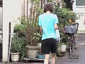 Japanese sharking video with an adorable skinny gal