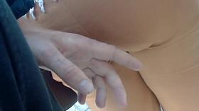 I touched big ass girls in tight pants