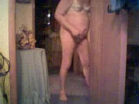milf undressing to go to bed. Hidden cam
